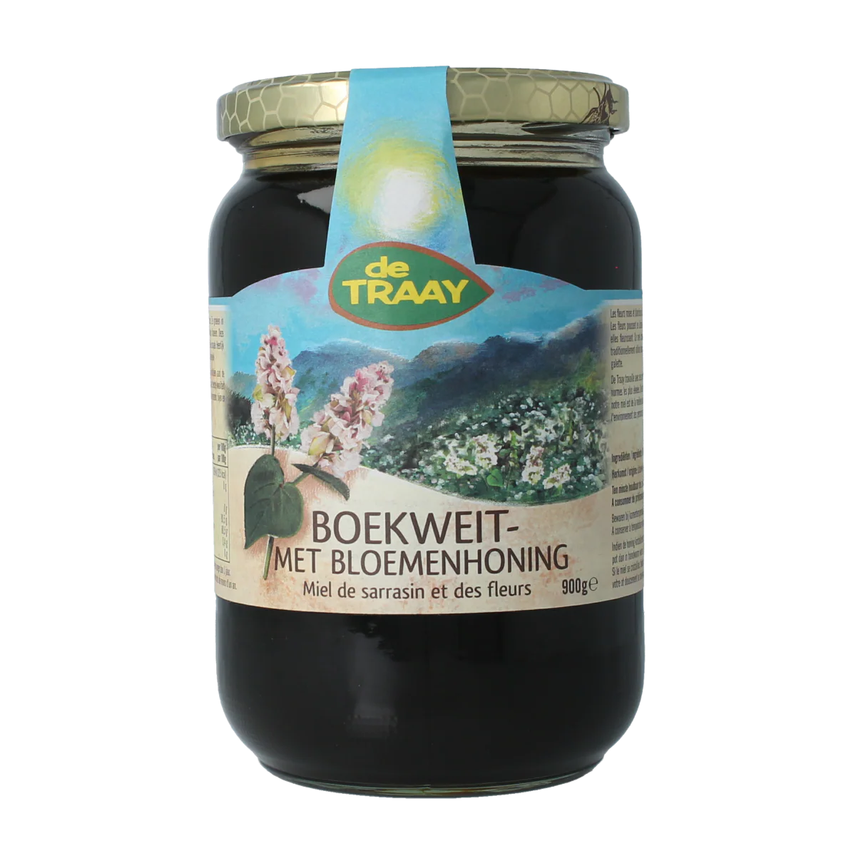 de Traay Boekweit- met bloemenhoning 900.00 Gram