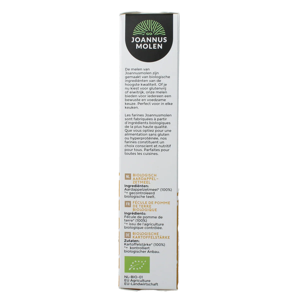 Joannusmolen Aardappelzetmeel bio 250.00 Gram