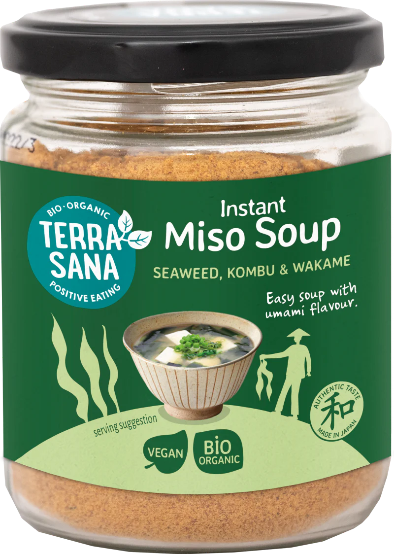 TerraSana Instant miso soep poeder bio 130.00 Gram