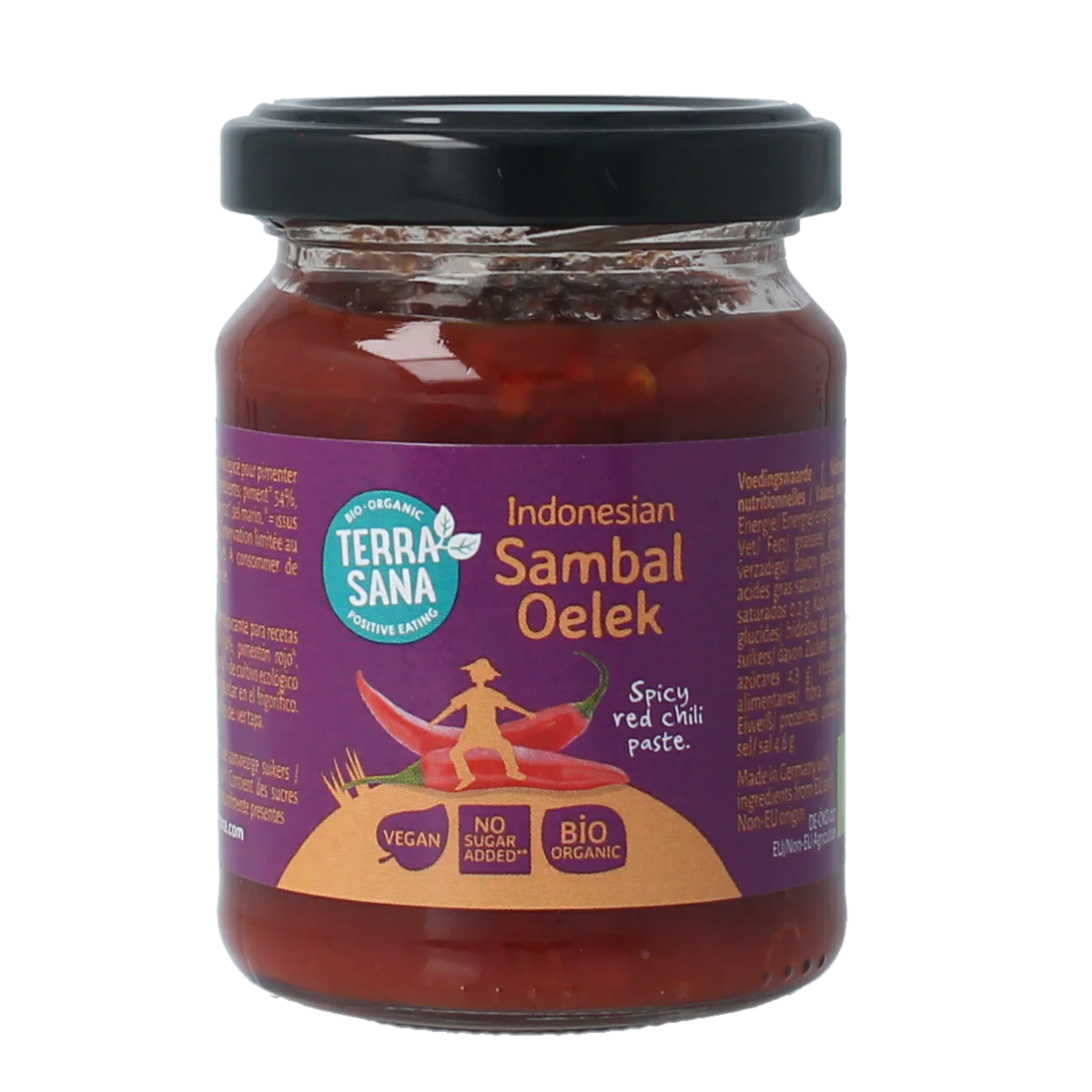 TerraSana Sambal oelek bio 90.00 Gram