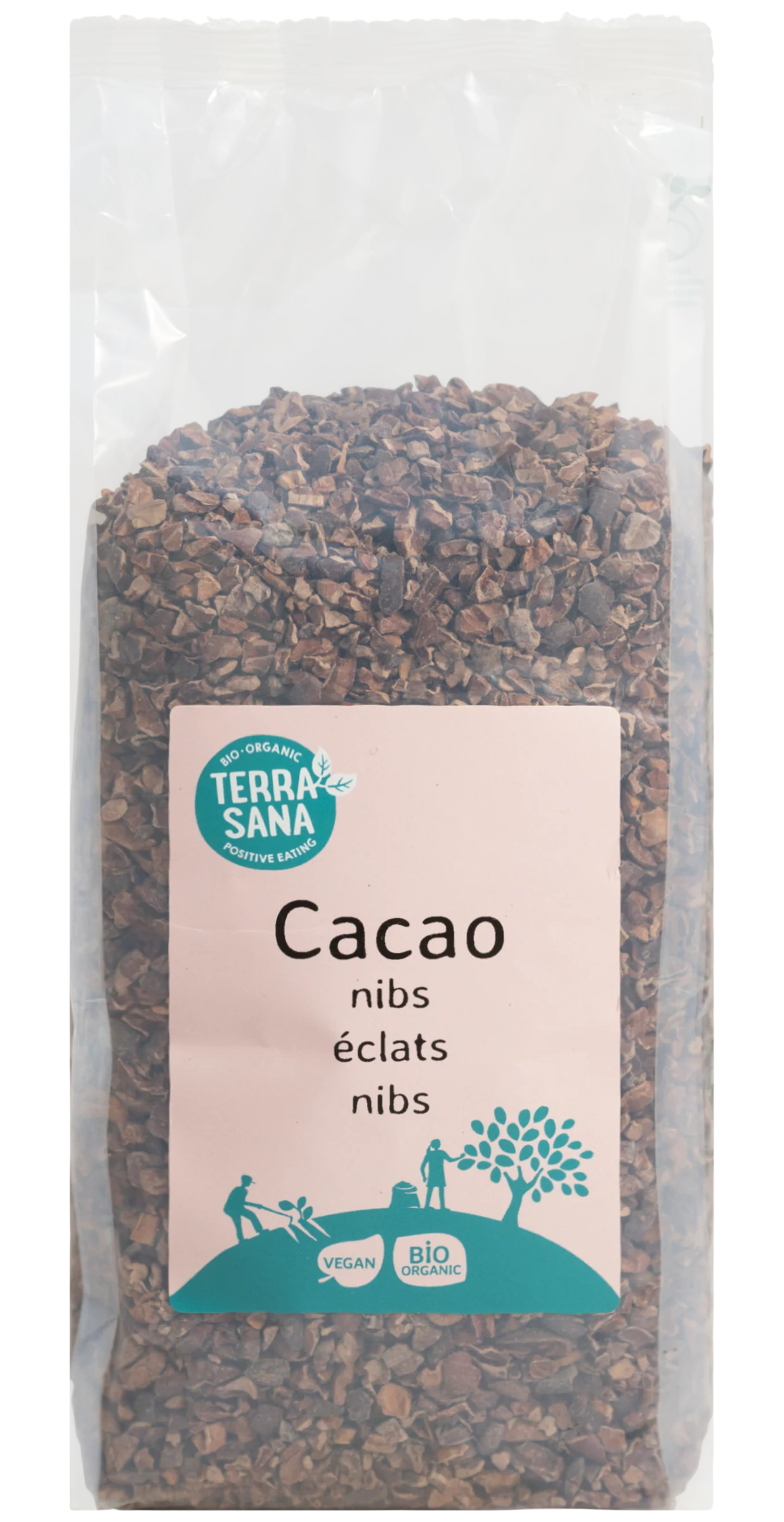 TerraSana Raw cacao nibs bio 500.00 Gram