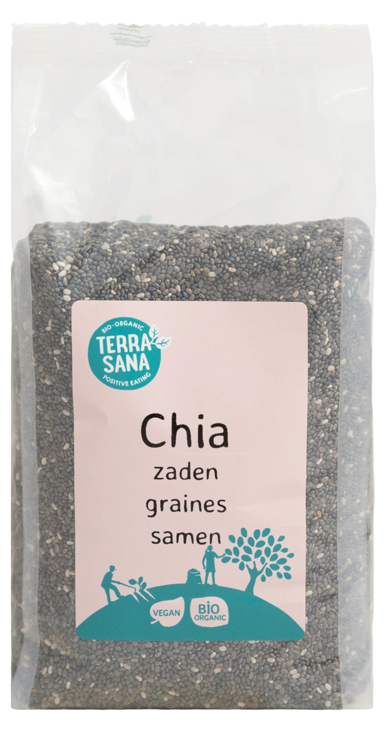 TerraSana RAW Chia zaad zwart bio 300.00 Gram