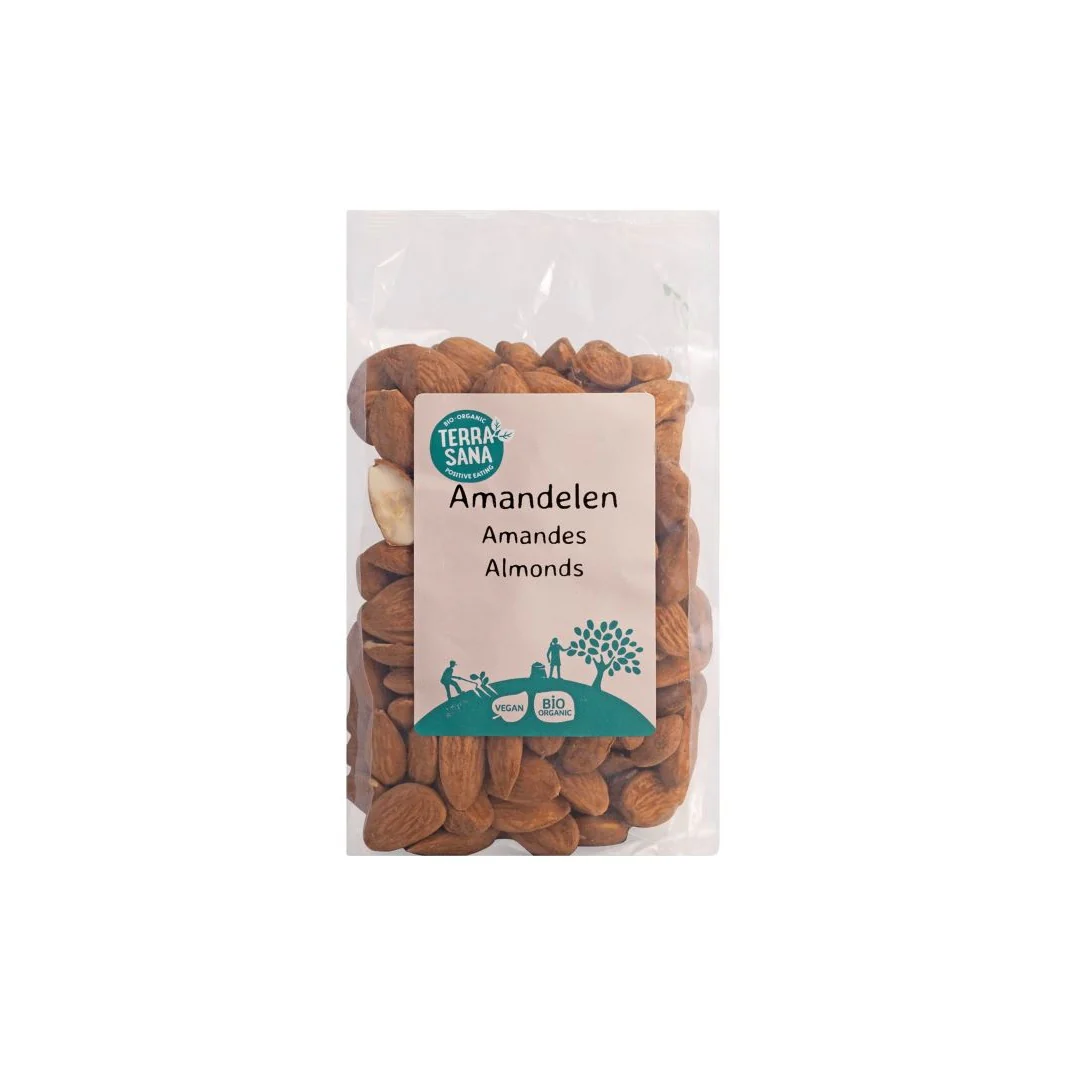 TerraSana RAW Amandelen bruin bio 225 Gram