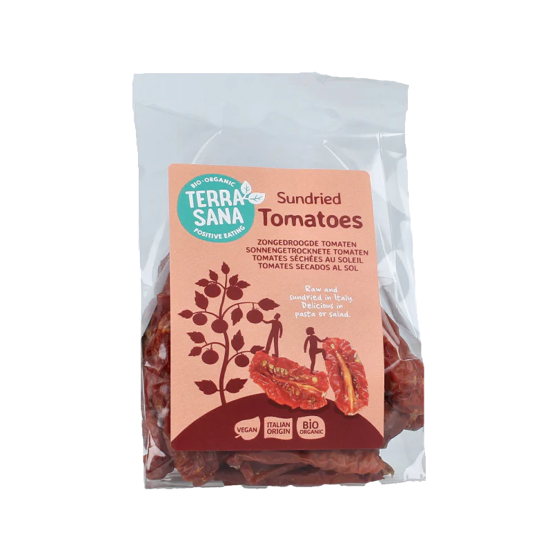 TerraSana Raw tomaten zongedroogd bio 100 Gram
