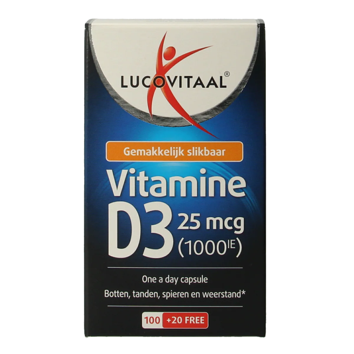 Lucovitaal Vitamine D3 25mcg 120.00 Capsules