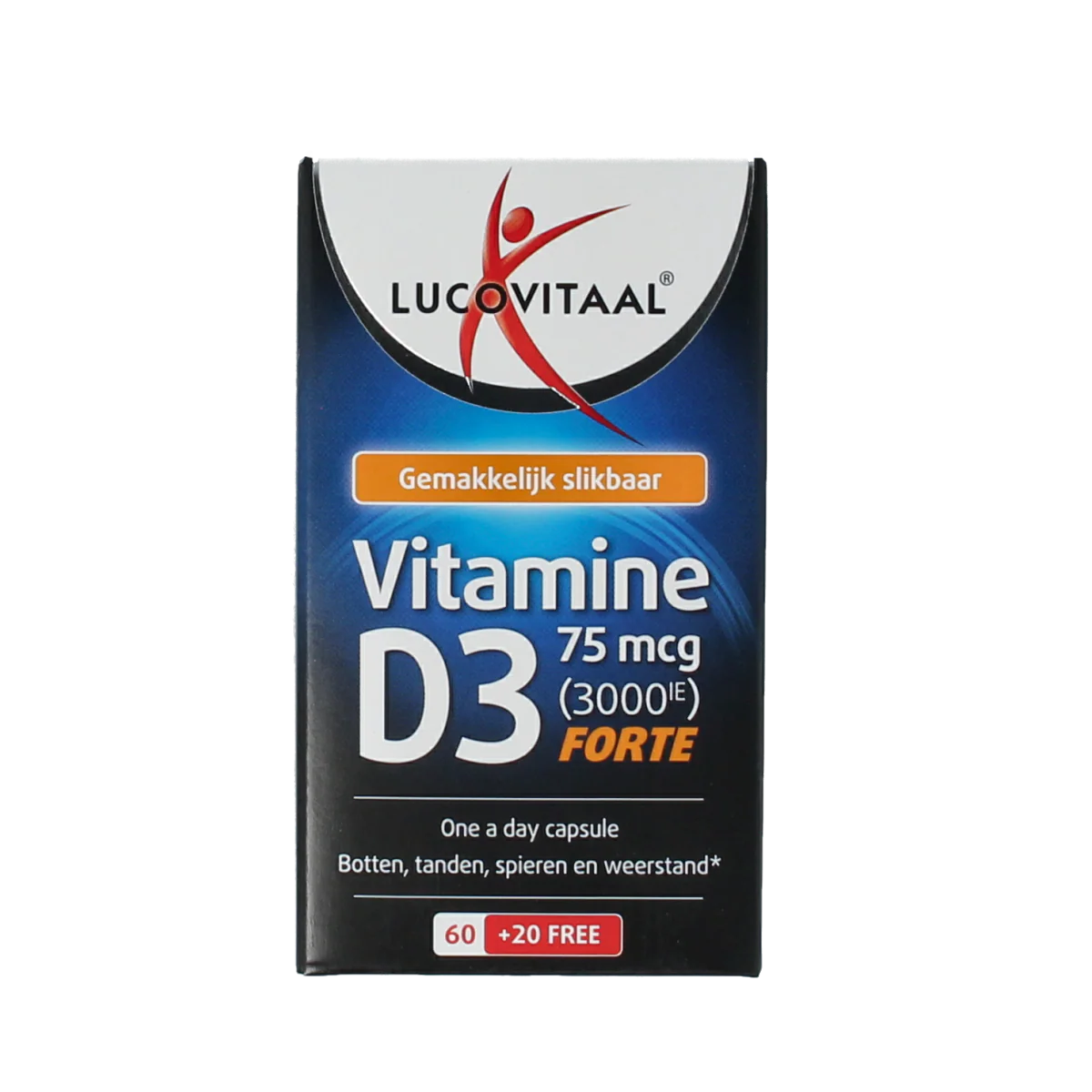 Lucovitaal Vitamine D3 75mcg 80.00 Capsules
