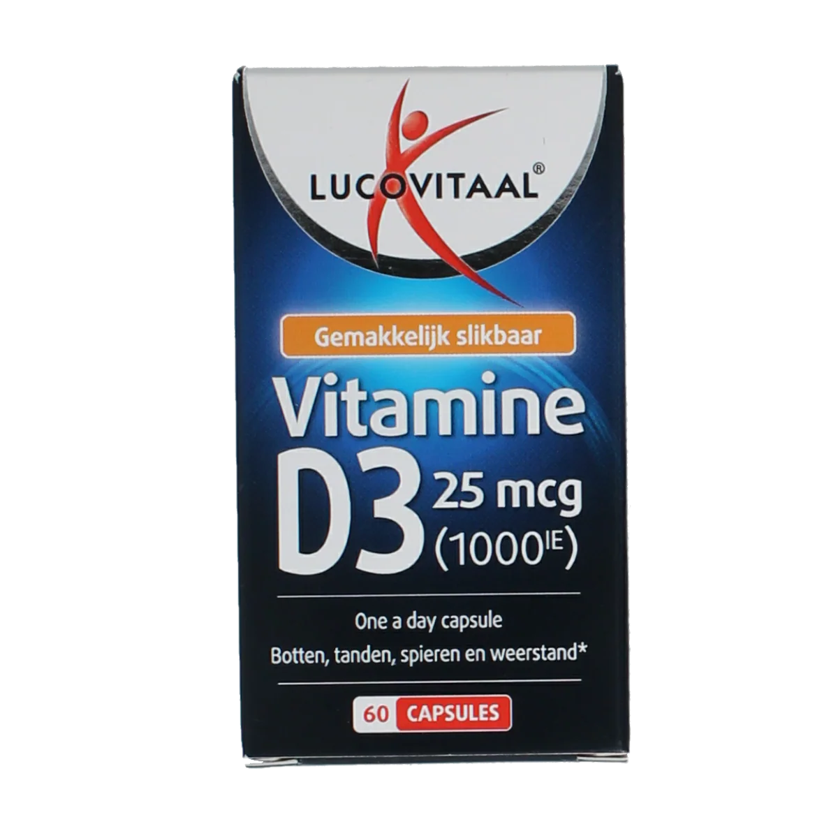 Lucovitaal Vitamine D3 25mcg 60.00 Capsules