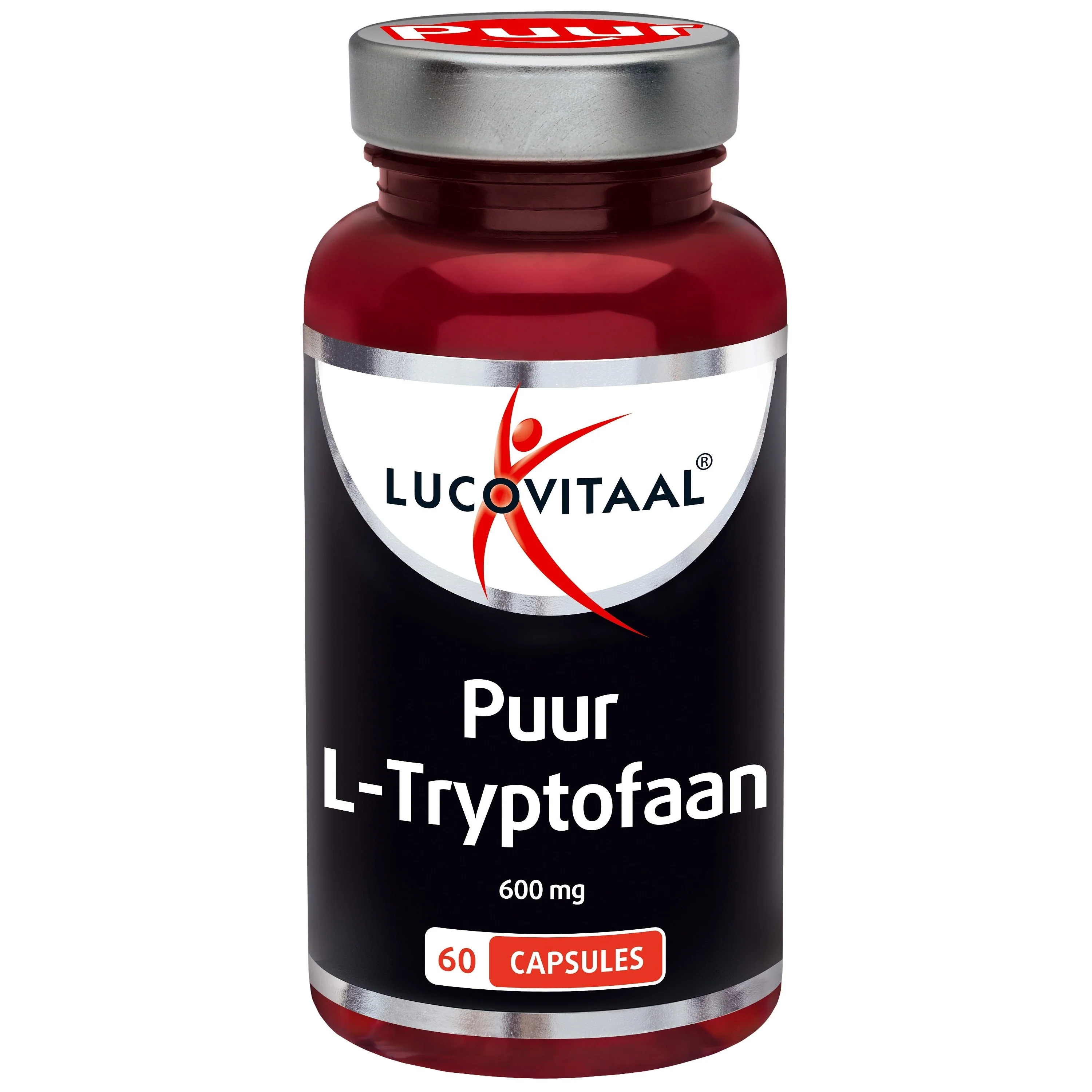 Lucovitaal L-tryptofaan puur 600mg 60 Capsules