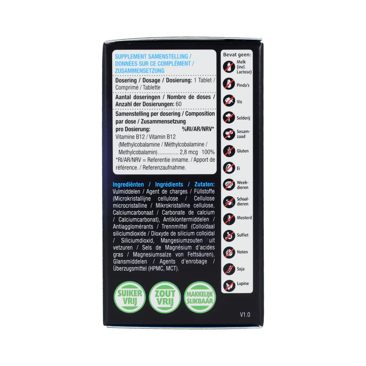 Lucovitaal Vitamine B12 100% 60.00 Tabletten