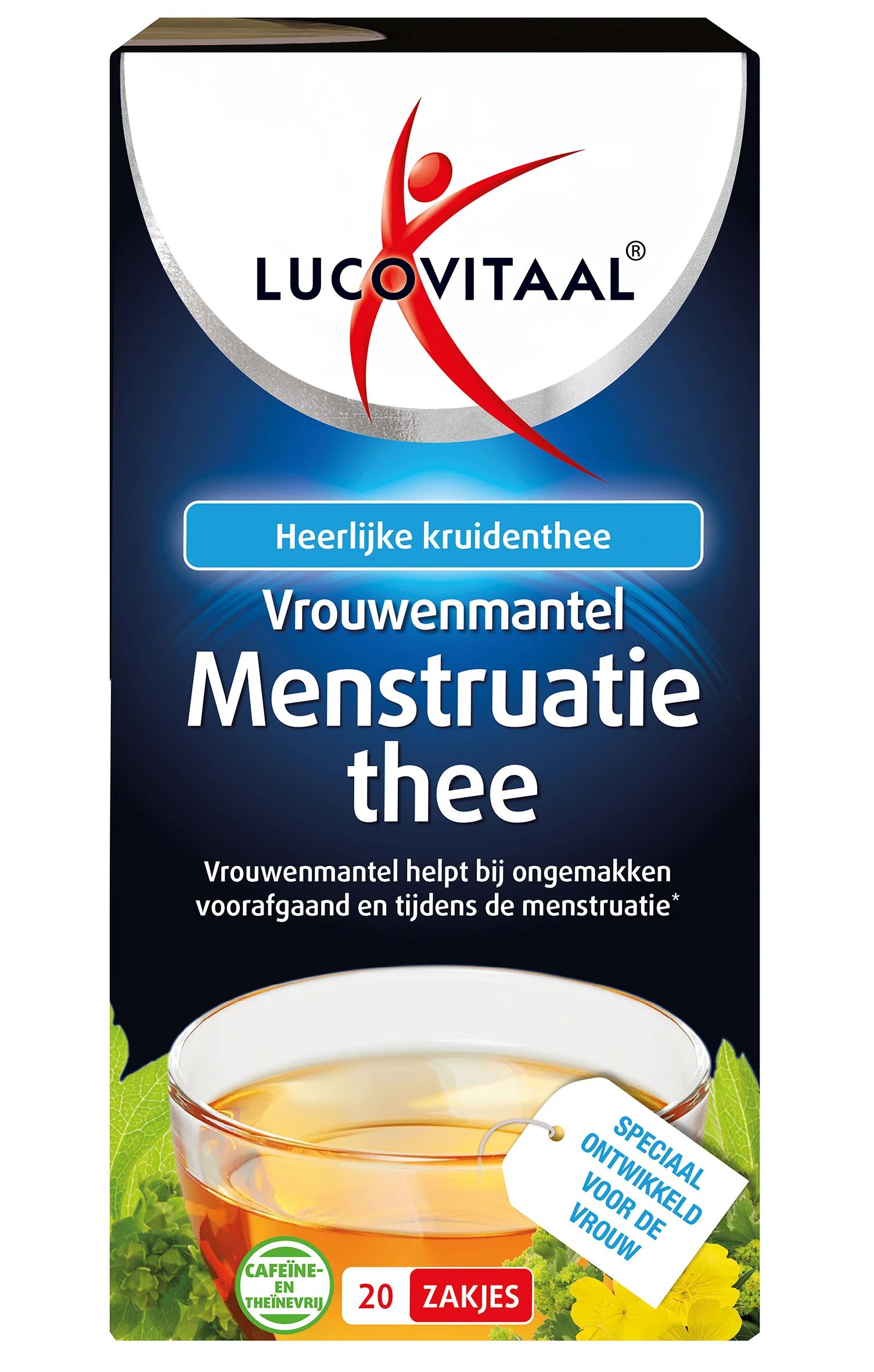 Lucovitaal Menstruatie vrouwenmantel thee 20.00 Zakjes