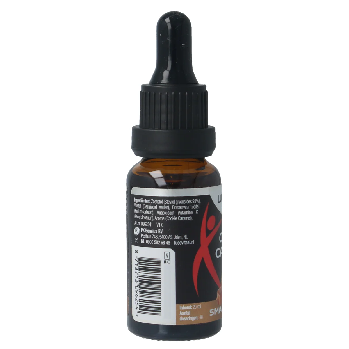 Lucovitaal Smaak druppels cookie caramel 20 Milliliter