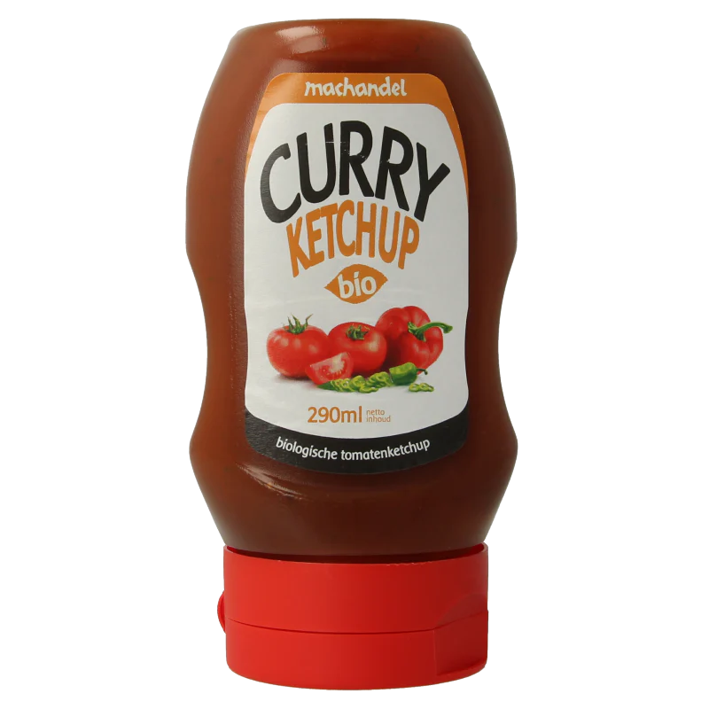 Machandel Curry ketchup fles bio 290 Gram
