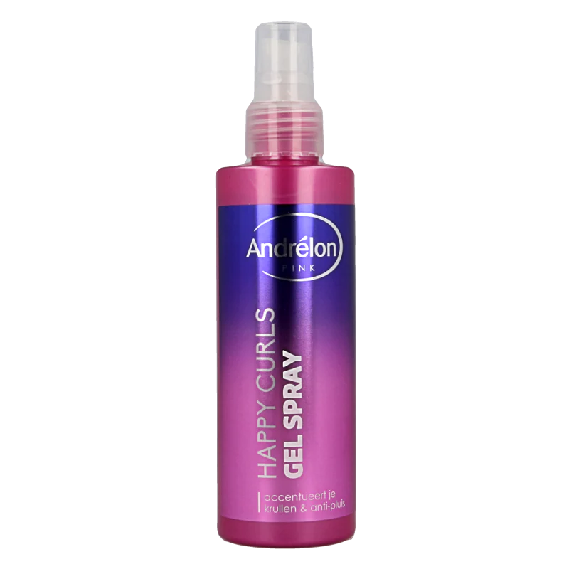 Andrelon Pink gelspray happy curls 200 Milliliter