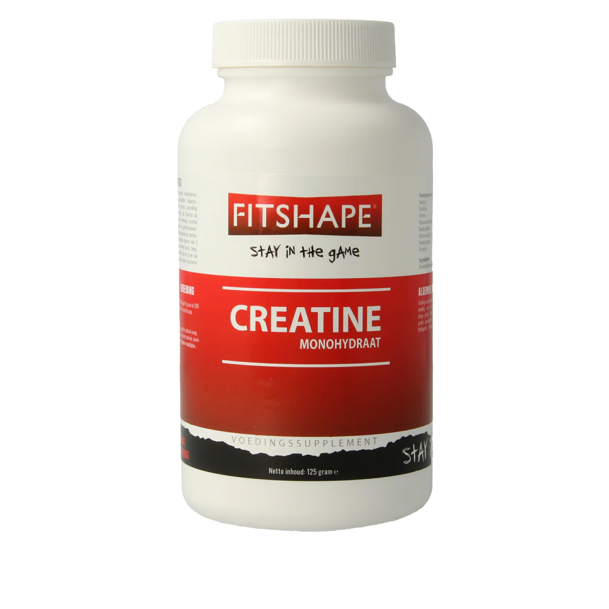 Fitshape Creatine monohydraat 125.00 Gram