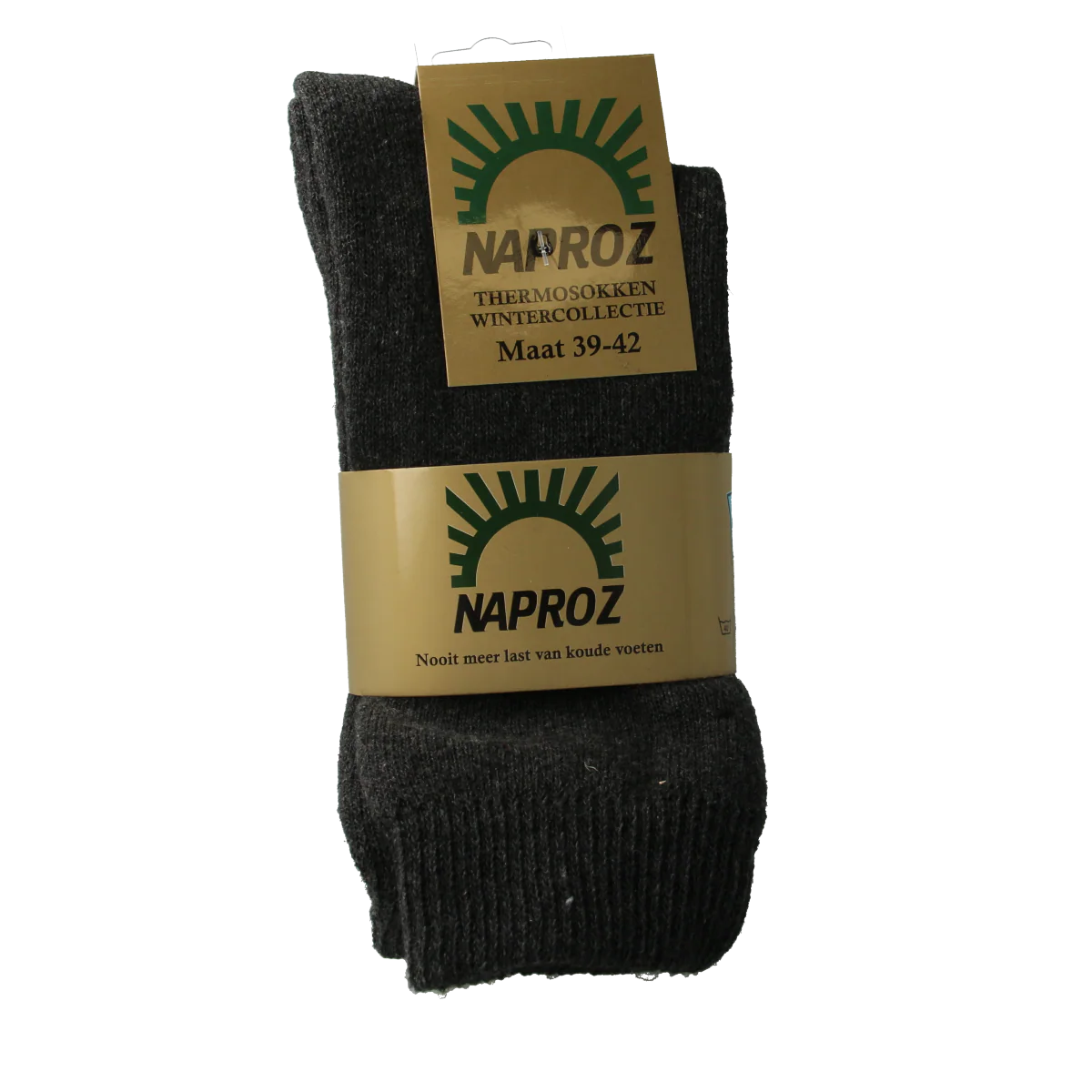 Naproz Thermo sokken grijs maat 39-42  3.00 Paar