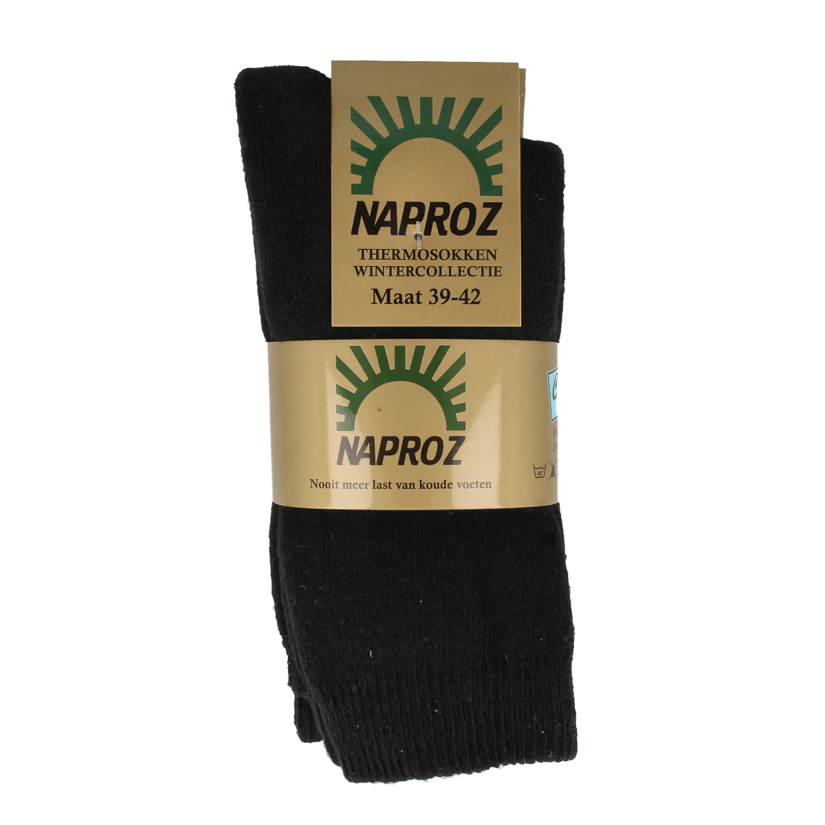 Naproz Thermo sokken zwart maat 39-42  3.00 Paar