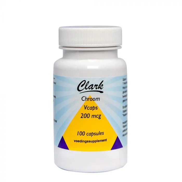 Clark Chroom 200mcg 100 Vegetarische capsules