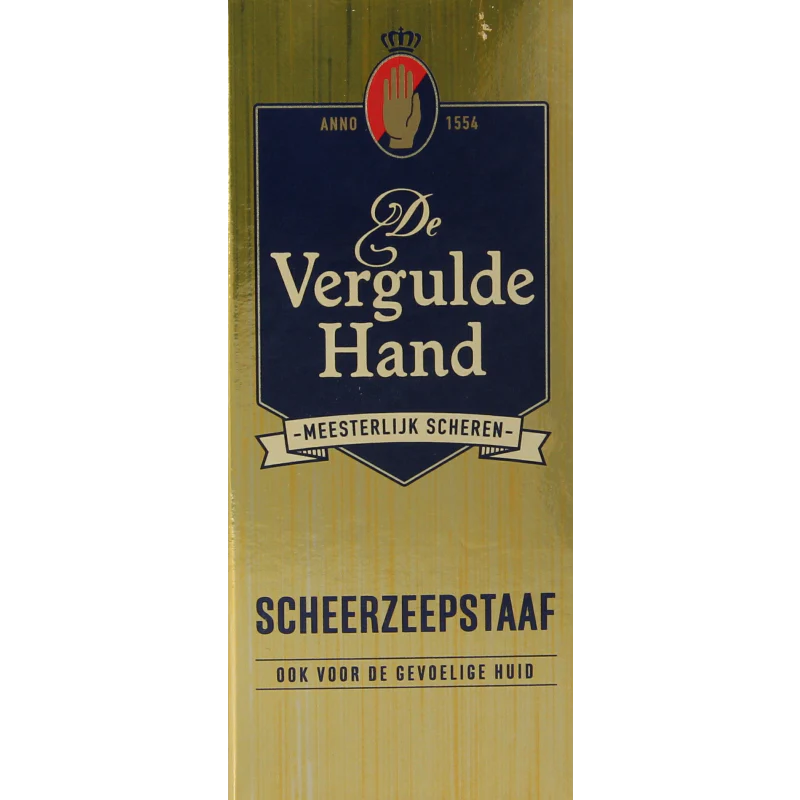 Vergulde Hand Scheerzeepstaaf 75 Gram