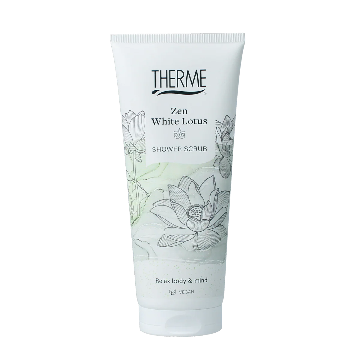 Therme Zen white lotus shower scrub 200.00 Milliliter
