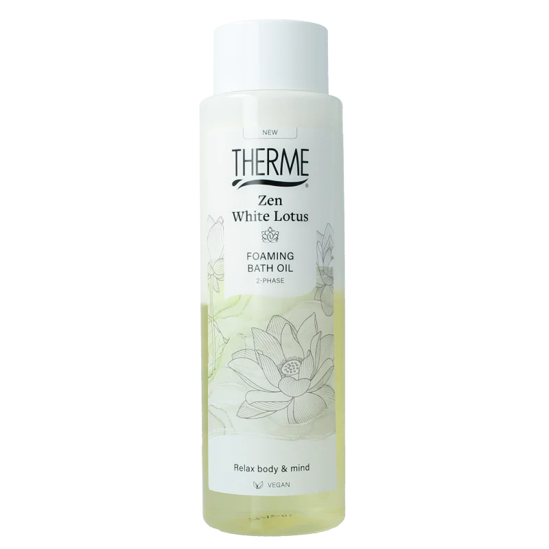 Therme Zen white lotus foaming bath oil 400 Milliliter