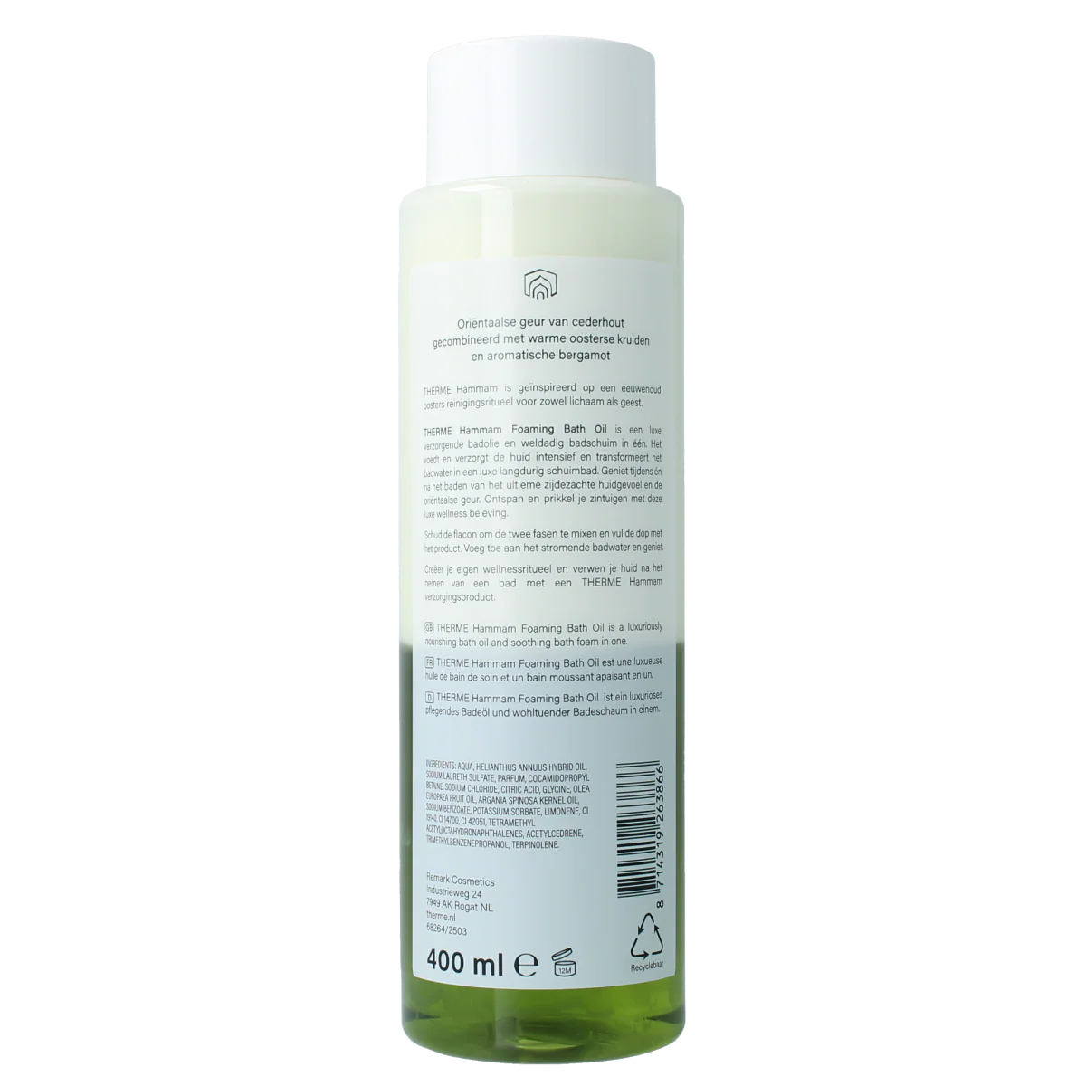 Therme Hammam foaming bath oil 400.00 Milliliter