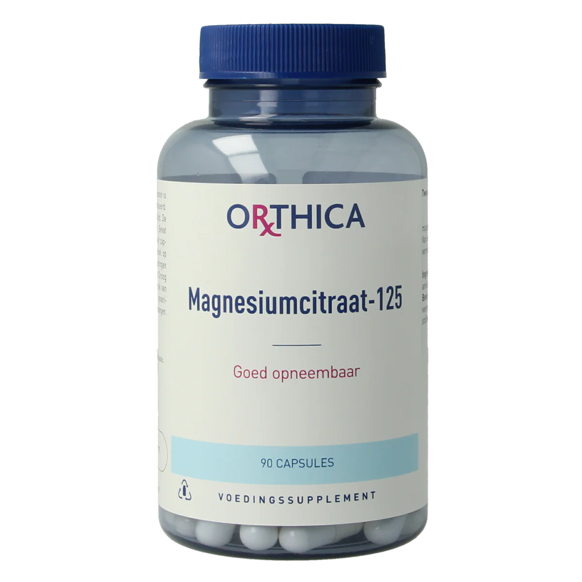 Orthica Magnesium citraat 125 90.00 Capsules