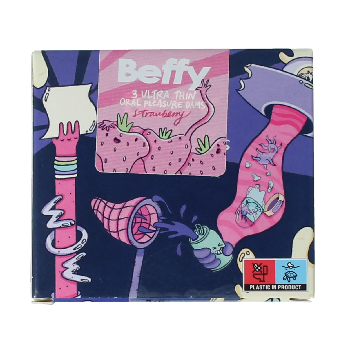 Beffy Beflapjes aroma aardbei 3.00 Stuks