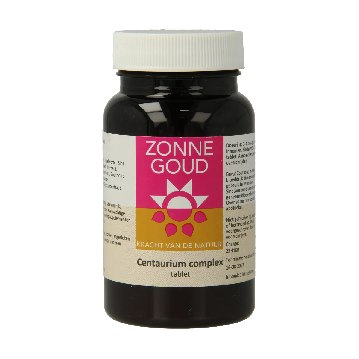Zonnegoud Centaurium complex 120.00 Tabletten