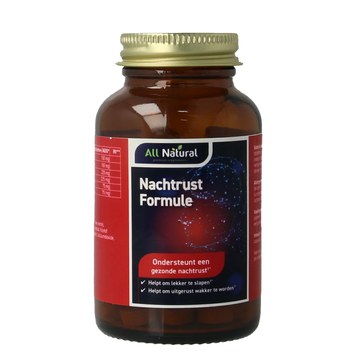 All Natural Nachtrust formule 90.00 Tabletten