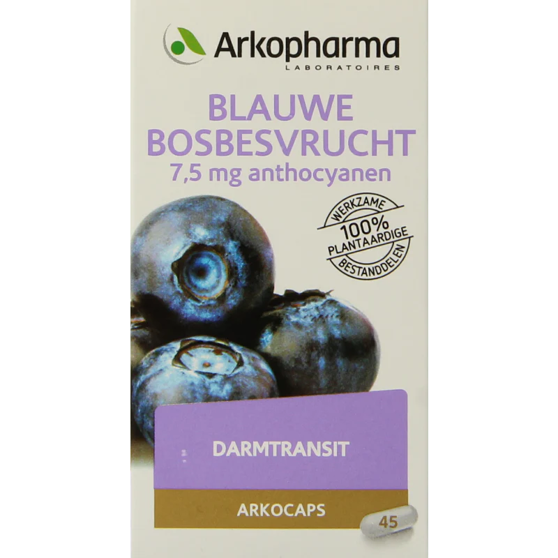 Arkocaps Blauwe bosbesvrucht bio 45 Capsules