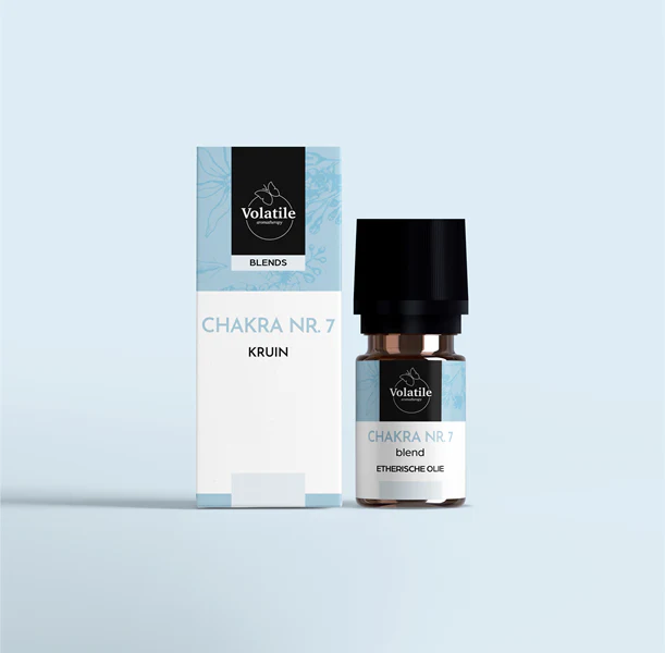 Volatile Chakra olie 7 kruin puur 5 Milliliter