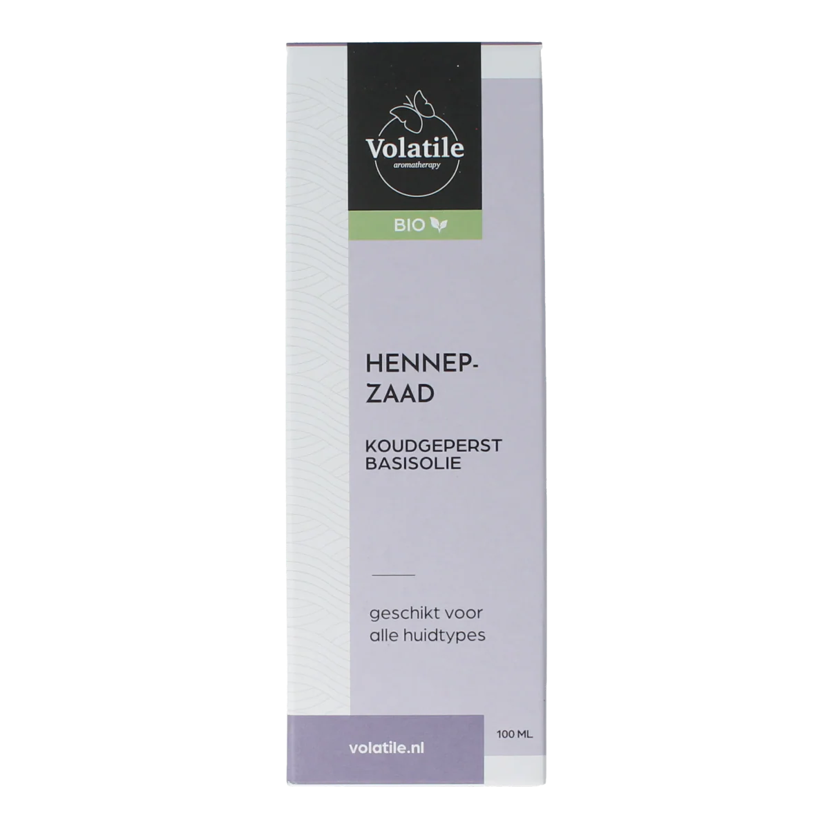 Volatile Hennepzaad koudgeperst basisolie bio glazen fles 100.00 Milliliter