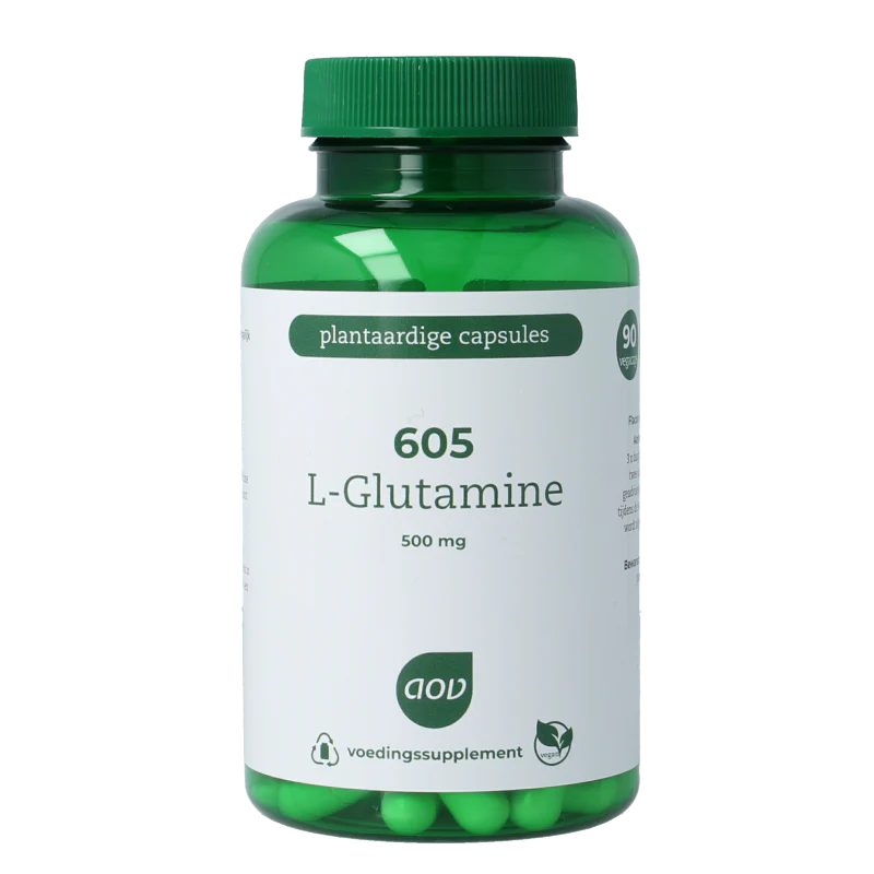 AOV 605 L-Glutamine 500mg 90 Vegetarische capsules