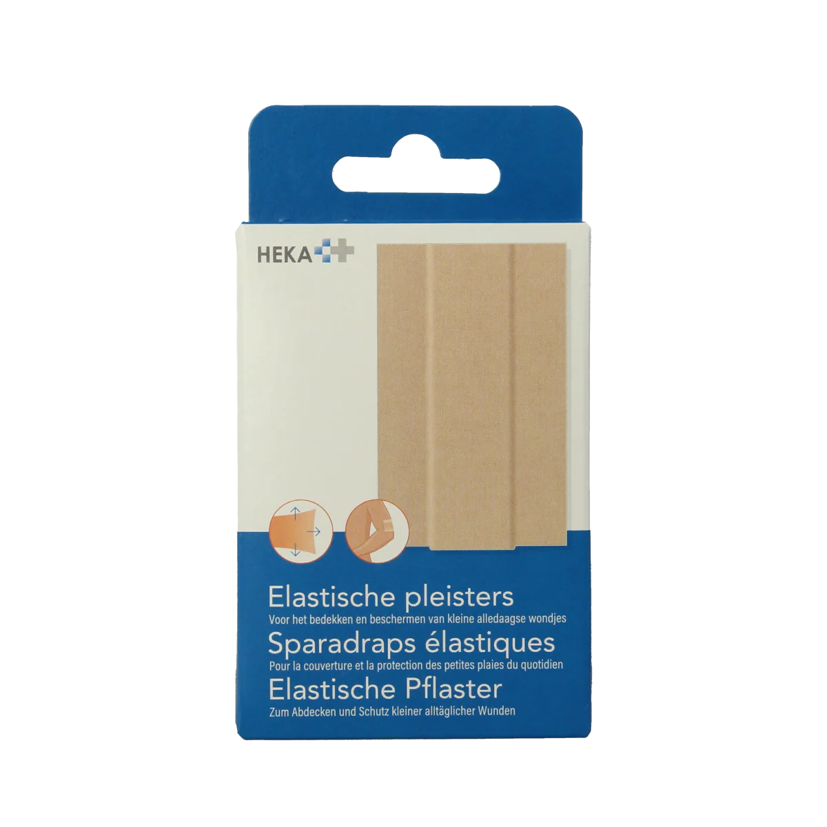 Heka Elastische pleister 10 x 6cm 10.00 Stuks
