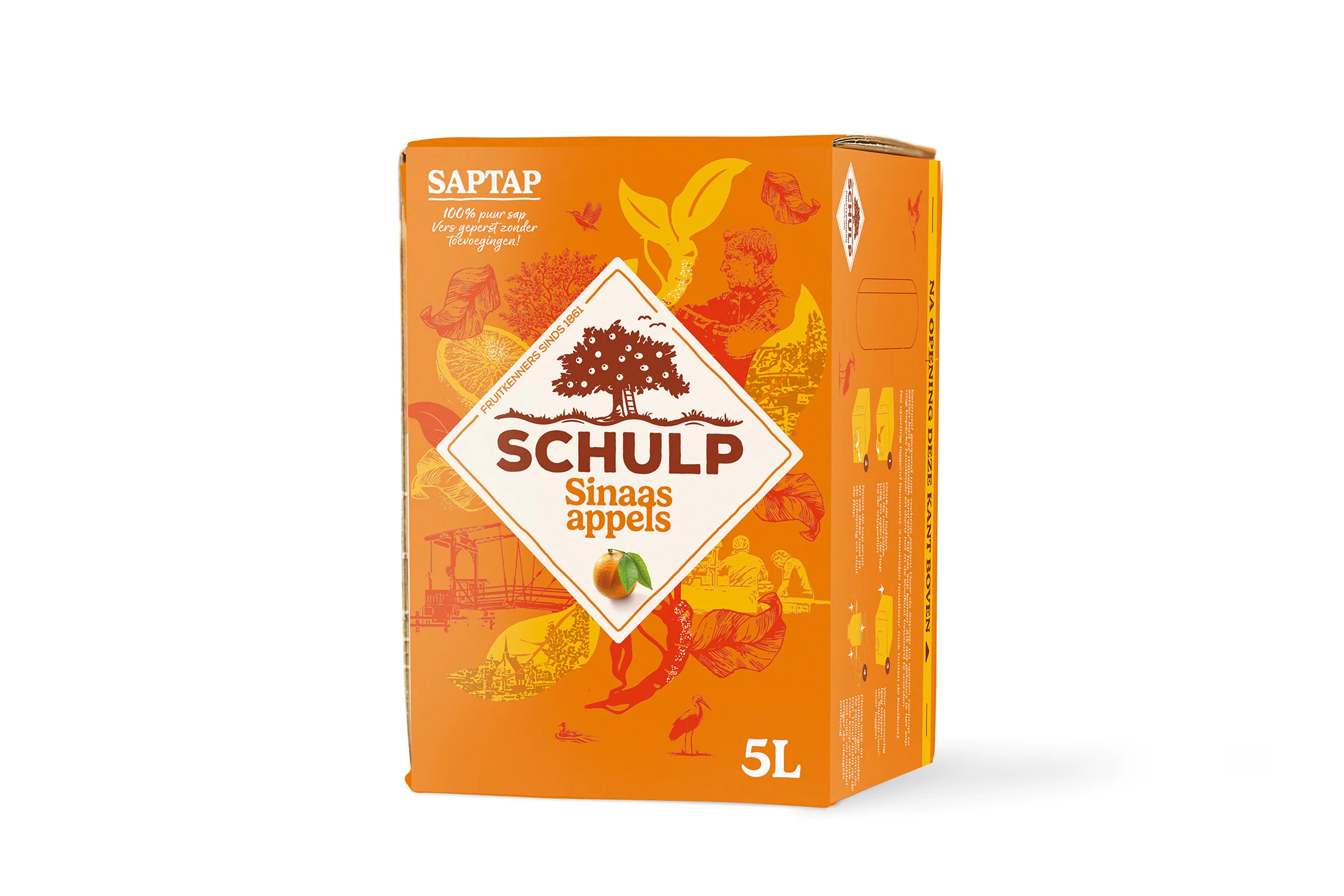 Schulp Saptap sinaasappelsap 5.00 Liter