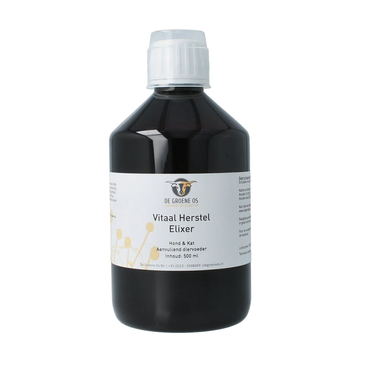 Groene Os Vitaal herstel elixer hond/kat 500.00 Milliliter