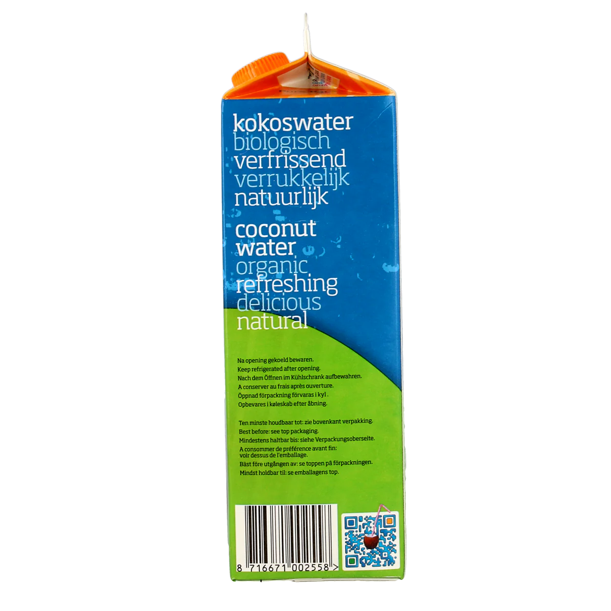Omega & More Kokoswater bio 1.00 Liter