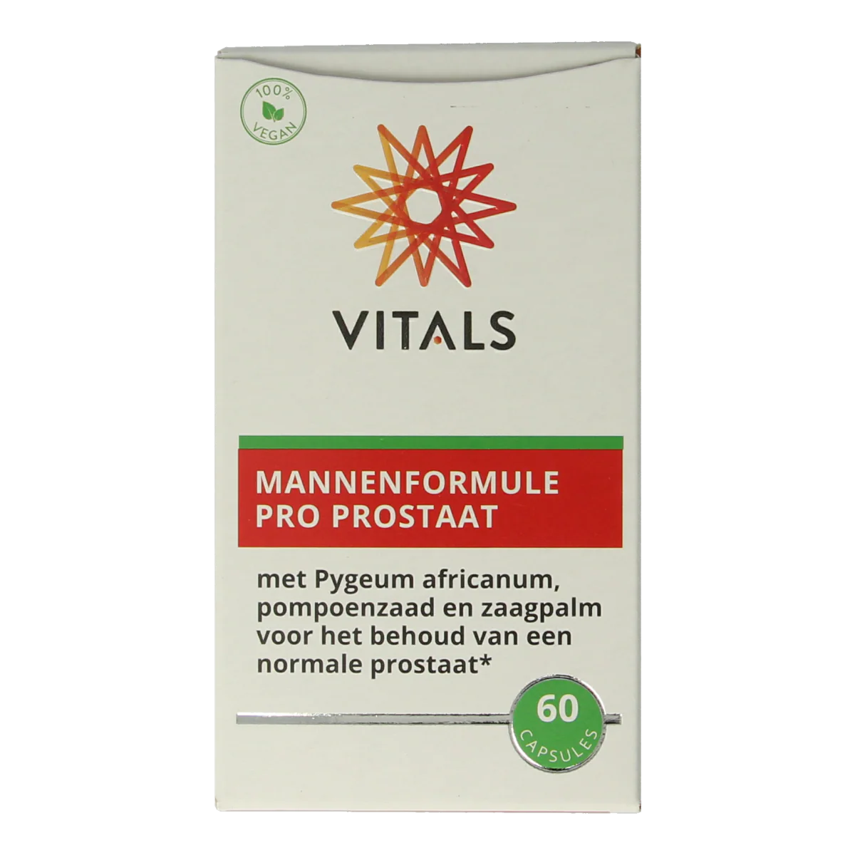 Vitals Mannenformule pro prostaat 60.00 Capsules