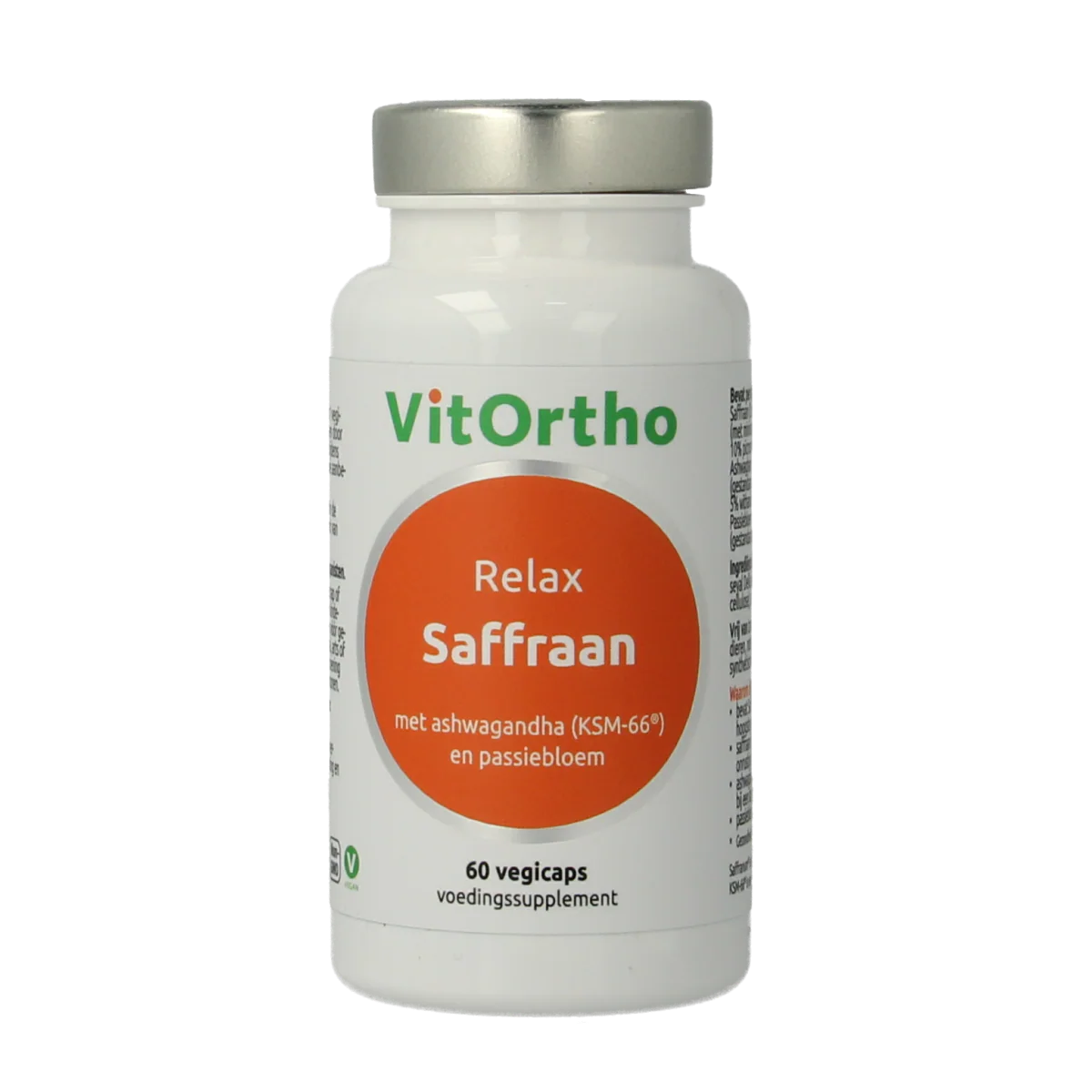VitOrtho Saffraan relax 60.00 Vegetarische capsules
