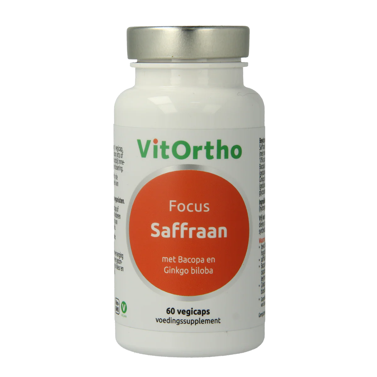 VitOrtho Saffraan focus 60.00 Vegetarische capsules