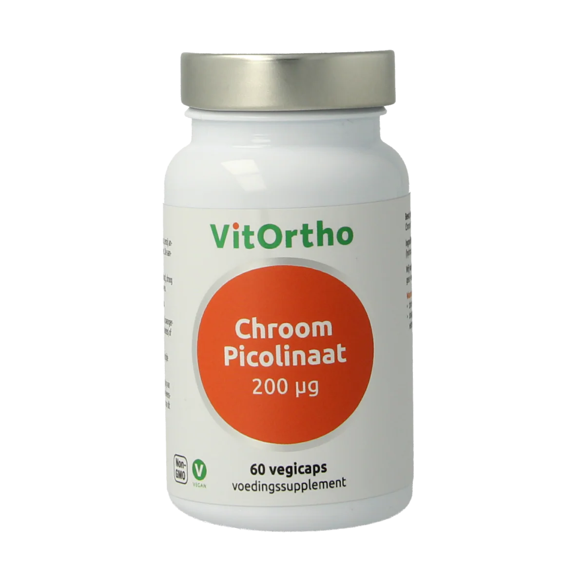 VitOrtho Chroom picolinaat 200mcg 60.00 Vegetarische capsules