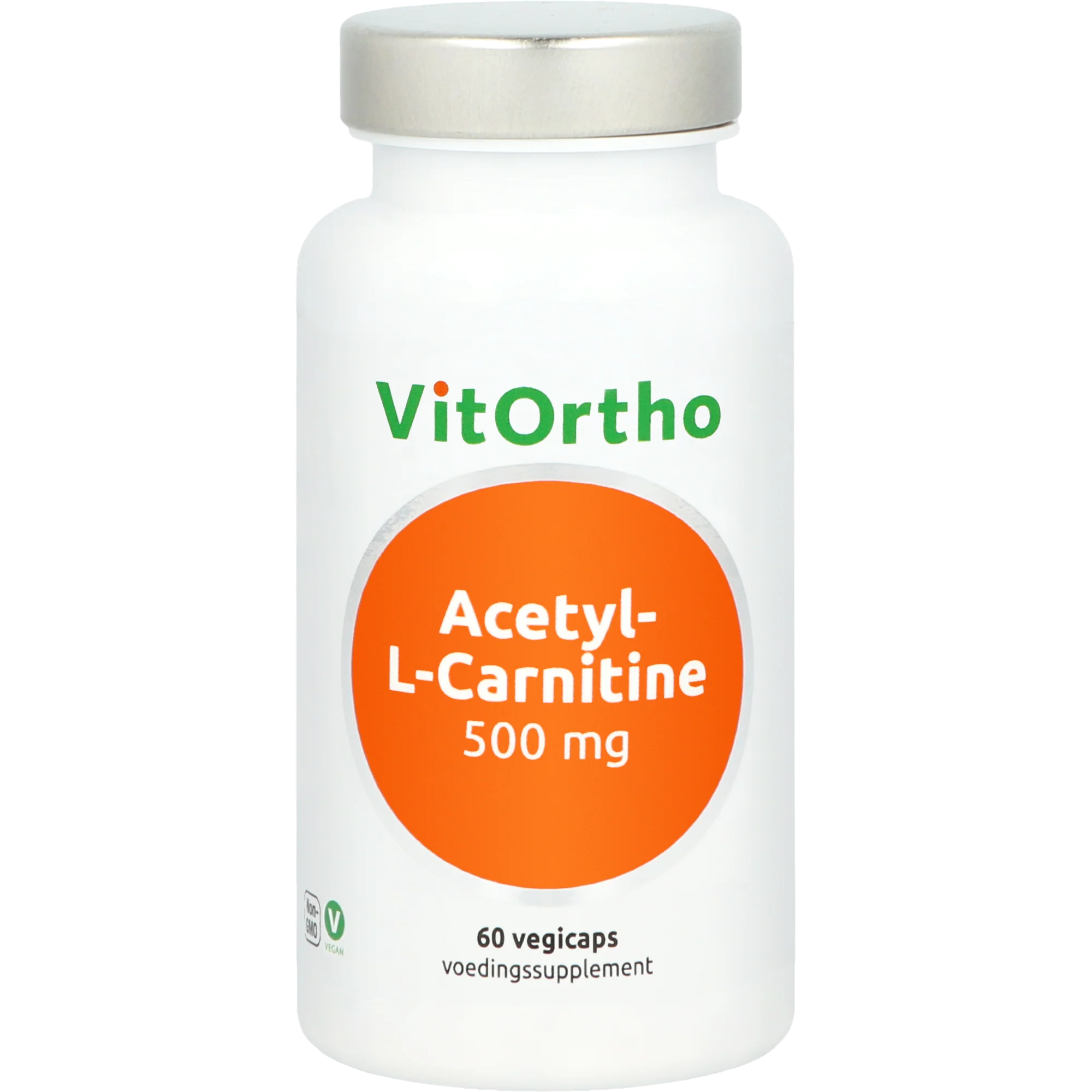 VitOrtho Acetyl-L-Carnitine 500mg 60.00 Vegetarische capsules