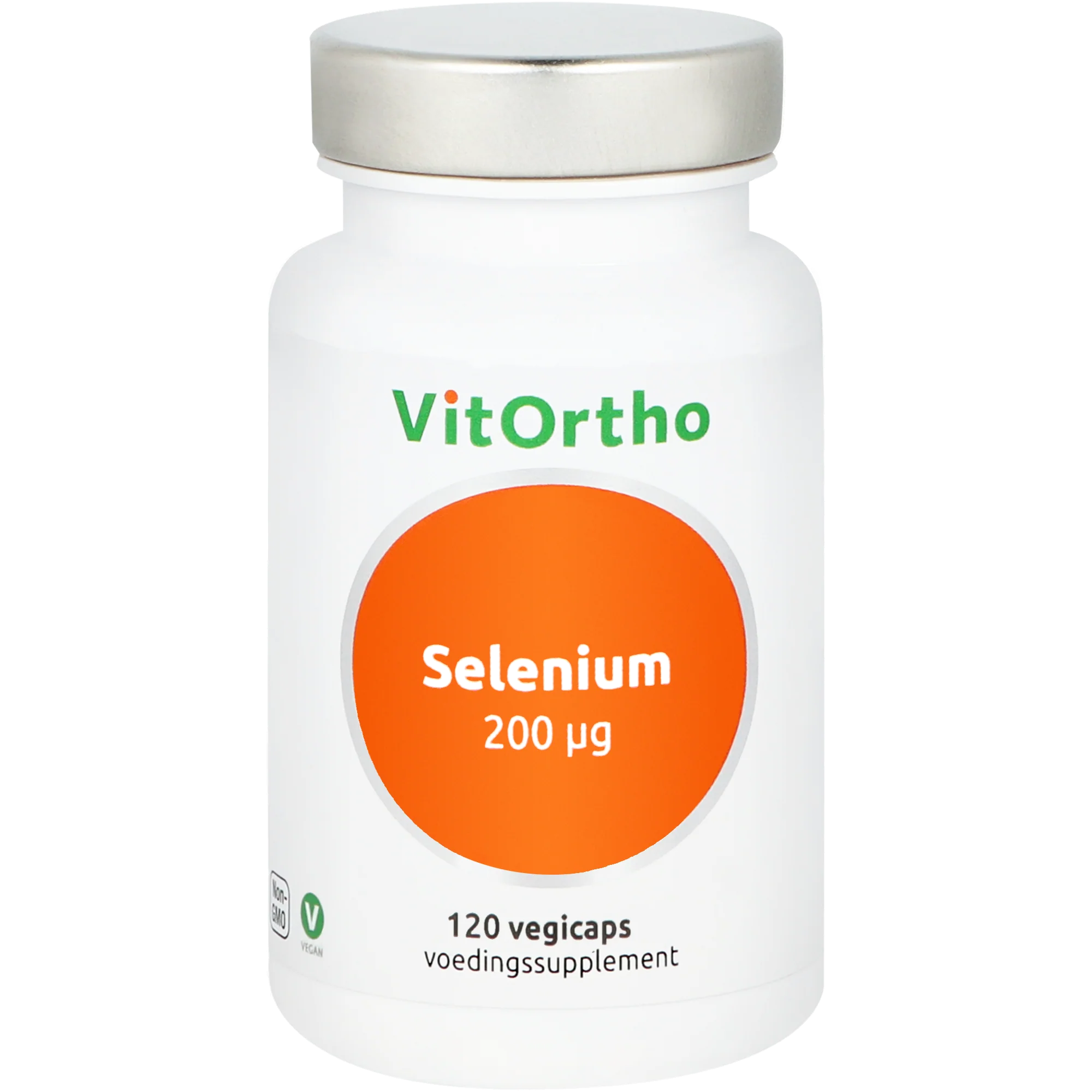 VitOrtho Selenium 200mcg 120.00 Vegetarische capsules