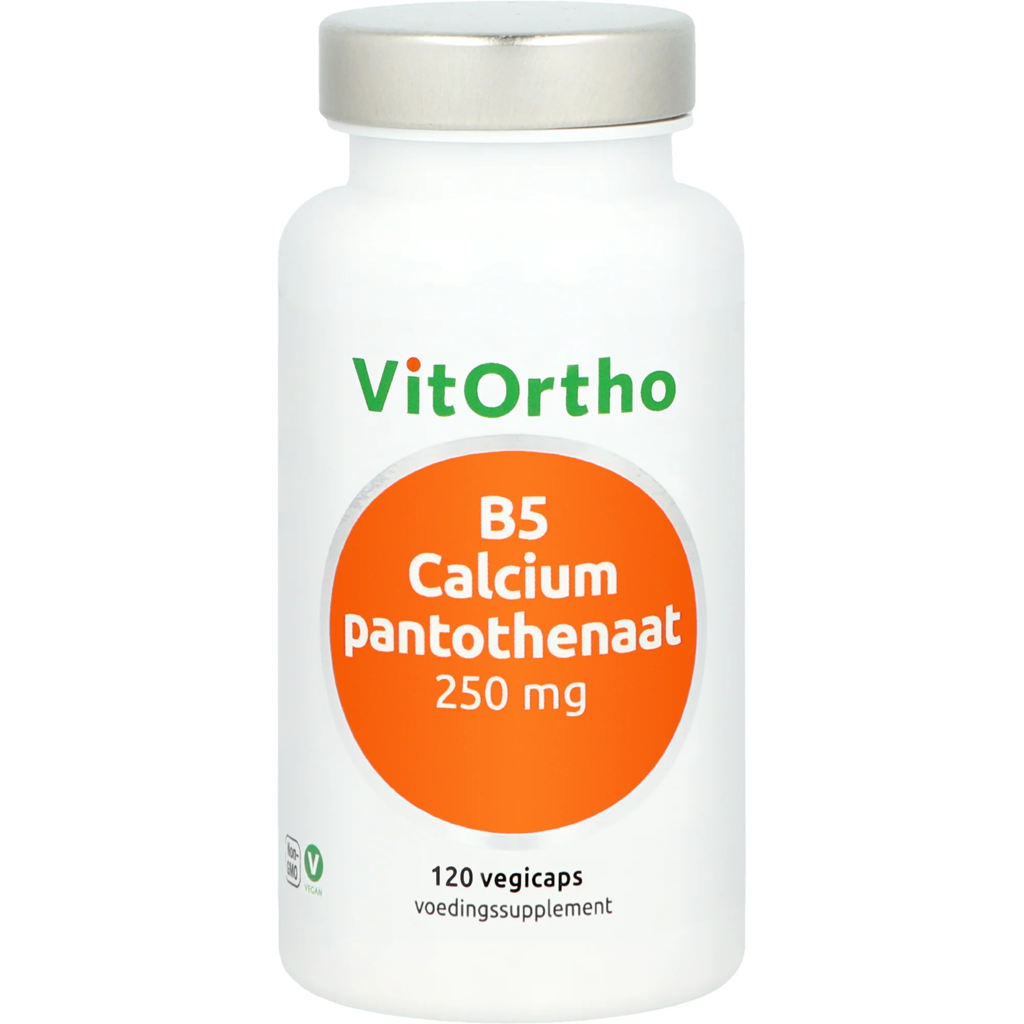 VitOrtho B5 calcium pantothenaat 250mg 120.00 Vegetarische capsules