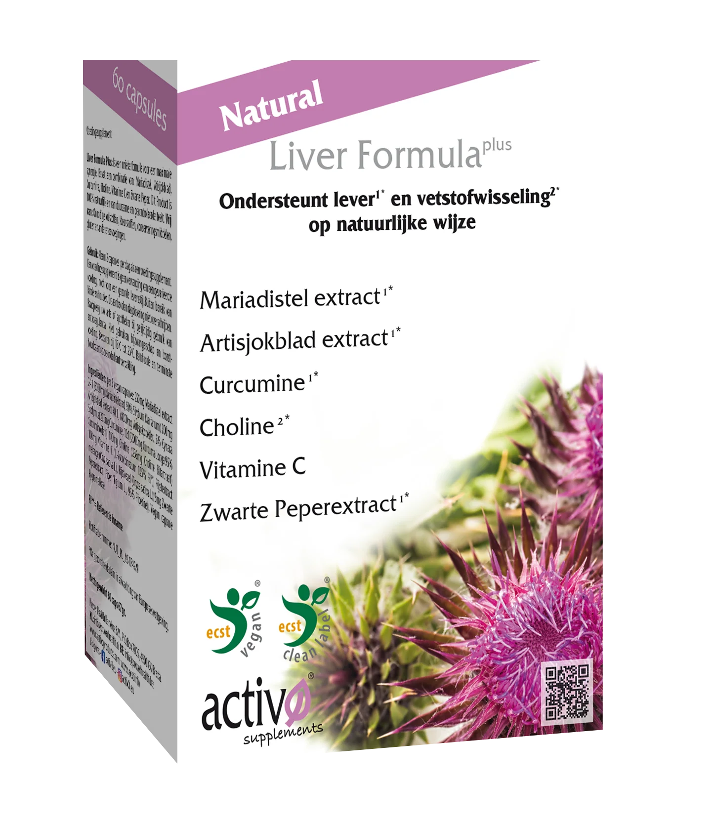 Activo Liver formula plus 60.00 Vegetarische capsules