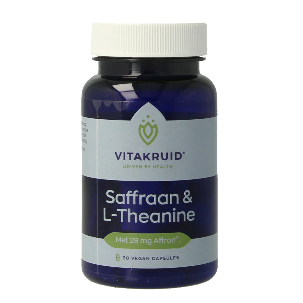Vitakruid Saffraan 28mg (Affron) & L-Theanine 30.00 Vegetarische capsules