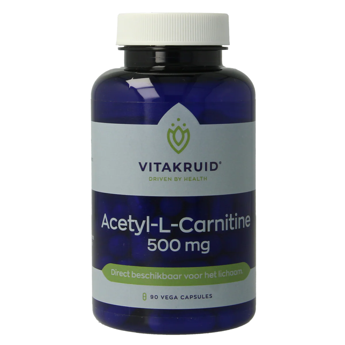Vitakruid Acetyl-L-Carnitine 500mg 90.00 Vegetarische capsules