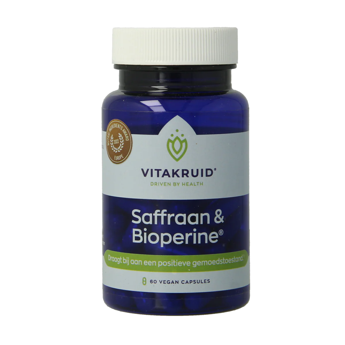 Vitakruid Saffraan 28 mg (Affron) & Bioperine 60.00 Vegetarische capsules