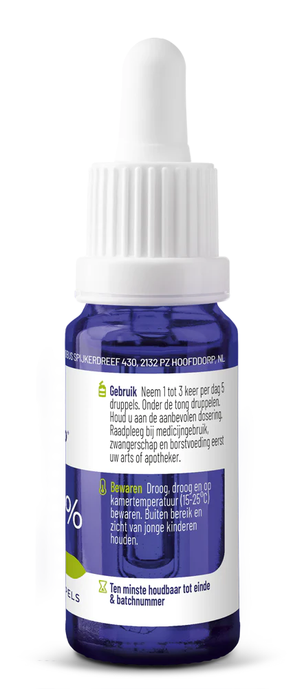 Vitakruid CBD Olie 10% full spectrum met MCT als drager 10.00 Milliliter