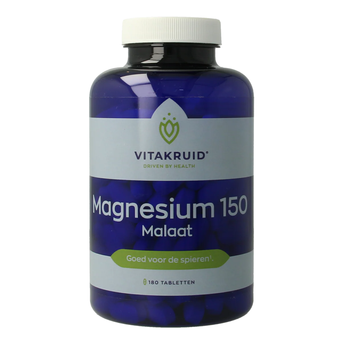 Vitakruid Magnesium 150 Malaat met Vitamine B6 (P-5-P) 180.00 Tabletten